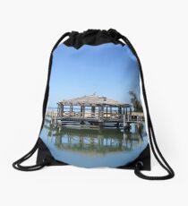Mandurah Jetty Drawstring Bag