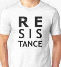 Resistance (black) Unisex T-Shirt