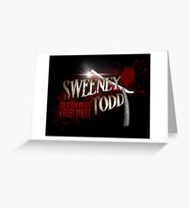 Sweeney Todd - Custom Made Products Greeting Card