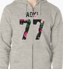 Steve Aoki - Colorful Flowers Zipped Hoodie