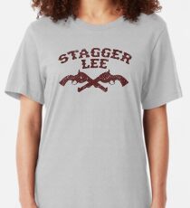 Stagger Lee - Crossed Pistols Edition Slim Fit T-Shirt