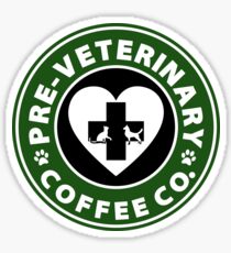 Pre-Veterinary Coffee Co. Sticker