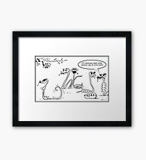 Zoo Humour 30 Framed Print