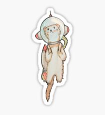 Astronaut ferret Sticker