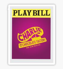 Charlie and the Chocolate Factory Playbill Sticker