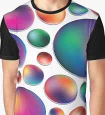 Red Bubbles Graphic T-Shirt