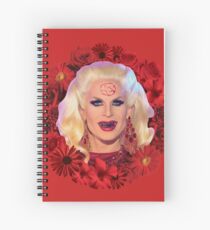Satanic Katya Zamolodchikova With Flowers - Rupaul's Drag Race Spiral Notebook