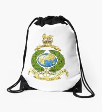 Royal Marines Emblem Drawstring Bag