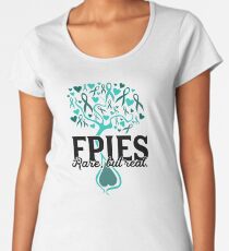 FPIES: Rare But Real - Food Allergy Awareness Tree Women's Premium T-Shirt
