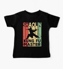 Shaolin Kung Fu Master Vintage Retro Baby T-Shirt