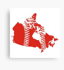 Canada Baseball Canvas Print