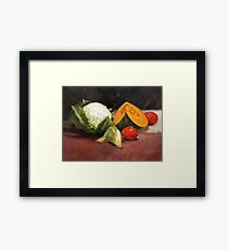 Still Life with Vegetables Framed Print