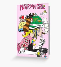Mushroom Girl Greeting Card