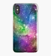 Pink, blue, green iPhone Case