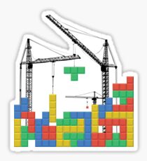 Tetris Building Sticker