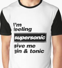 Oasis - Supersonic Lyrics design Graphic T-Shirt