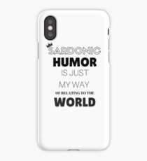 Sardonic Humor - Jughead - Riverdale iPhone Case/Skin