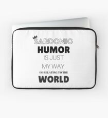 Sardonic Humor - Jughead - Riverdale Laptop Sleeve
