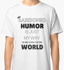 Sardonic Humor - Jughead - Riverdale Classic T-Shirt