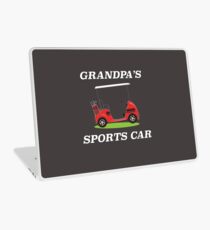 "Grandpa's Sports Car" Golf Cart Laptop Skin