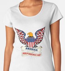 AMERICA INDEPENDENCE DAY T SHIRT 4th of July 1776-2017 Women's Premium T-Shirt