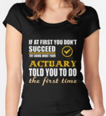 ACTUARY I CAN'T KEEP CALM Women's Fitted Scoop T-Shirt