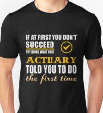 ACTUARY I CAN'T KEEP CALM Unisex T-Shirt