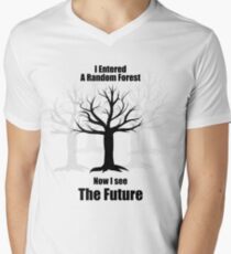Random Forest Machine Learning : See The Future Men's V-Neck T-Shirt