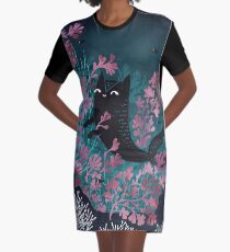 Undersea Graphic T-Shirt Dress
