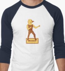 Boxer Dog Bonzo Bones Men's Baseball ¾ T-Shirt