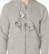 I love Billie by Tuticki Zipped Hoodie