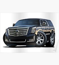 Cartoon luxury SUV Poster