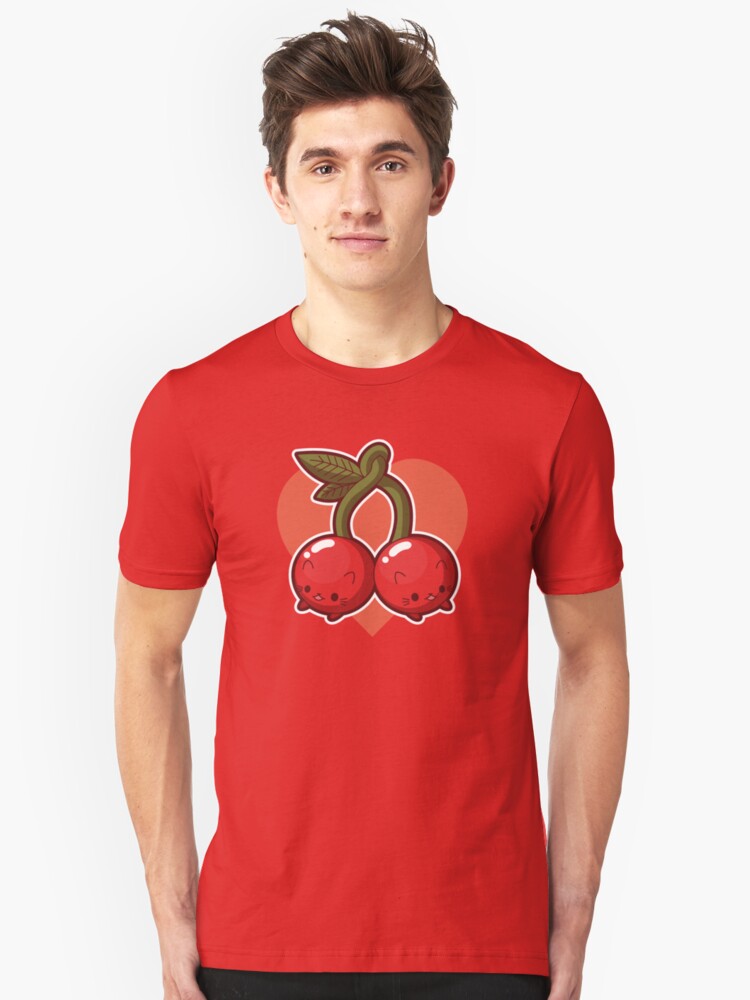 Alternate view of Cherry Cats Slim Fit T-Shirt