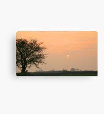 HAZY DAWN Canvas Print