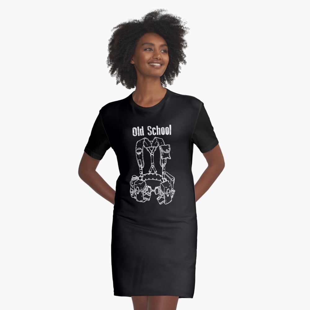Old School LBE Graphic T-Shirt Dress