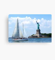 Lienzo Summer in the City, New York Harbour
