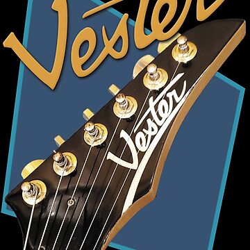 Artwork thumbnail, Vester guitars logo (headstock crna-blue) by Regal-Music