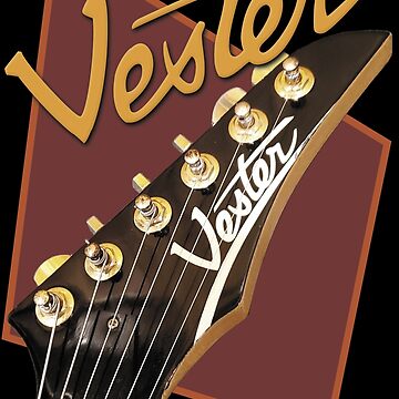 Artwork thumbnail, Vester guitars logo (headstock crna-pastel) by Regal-Music