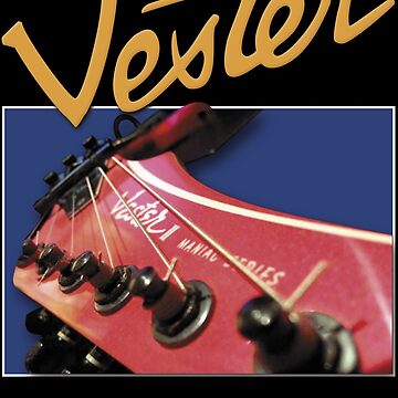 Artwork thumbnail, Vester guitars II Maniac series headstock by Regal-Music