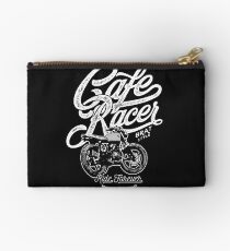 Cafe Racer, Motorcycle, Ride Forever Studio Pouch