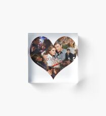 Caskett Always Heart Acrylic Block