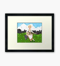 The Hills Are Alive! Framed Print