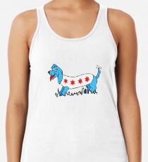 Chicago-Art-Hund Racerback Tank Top