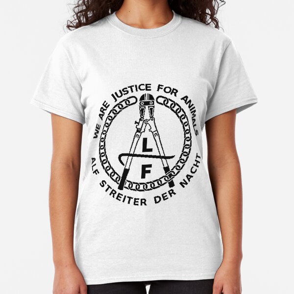 Tier Liberation jetzt T-Shirt alle Größen Vegan Veggie Tier rechte Alf Protest