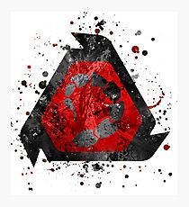 Command and Conquer - NOD Splatter Photographic Print
