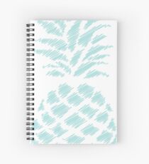 texture pineapple 2 Spiral Notebook
