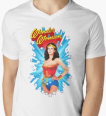 Lynda Carter Men's V-Neck T-Shirt