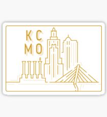 KCMO Skyline Sticker