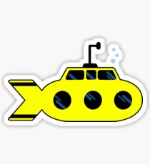 Ride In A Yellow Submarine Sticker