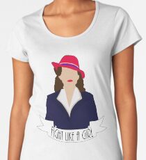 P. Carter: "Fight like a Girl." Women's Premium T-Shirt